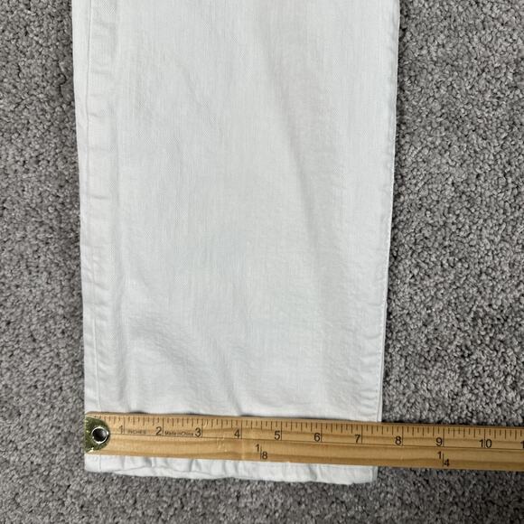 Polo Ralph Lauren Jeans Mens 38x30 White Chalk Slim Straight Denim Preppy - Picture 9 of 14